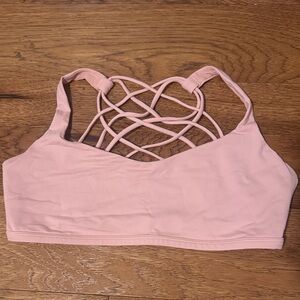 Lululemon Free to Be Wild Pink Sports Bra size 12